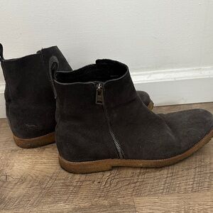 All Saints Black Suede Chukka Boots
